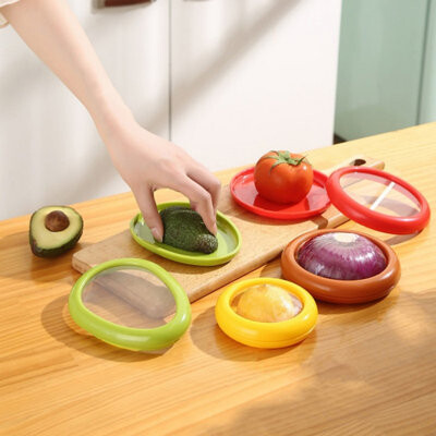 6 Pcs Film Fresh Preservation Box Dustproof Mini Refrigerator Storage Box Anti-Oxidation Fruit Preservation Box for Fridge