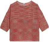 Thumbnail for your product : M Missoni Metallic Open-Knit Sweater