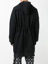 Thumbnail for your product : Kokon To Zai inside out longline hoodie
