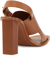 Thumbnail for your product : Tory Burch Bleecker Slingback Leather Sandal, Natural Bark
