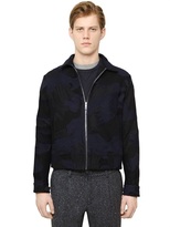Thumbnail for your product : Valentino Camouflage Patchwork Wool Jacket