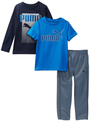 Puma Short Sleeve, Long Sleeve, & Pant Set (Little Boys)
