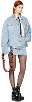 Thumbnail for your product : Marc Jacobs Indigo Oversized Embellished Denim Jacket