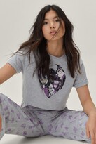 Thumbnail for your product : Nasty Gal Womens Disney Villains Pajama T-Shirt and Wide Leg trousers Set