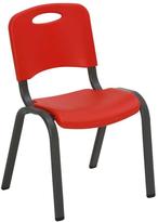 Thumbnail for your product : Lifetime Fire Red Stacking Kids Chair (Set of 4)