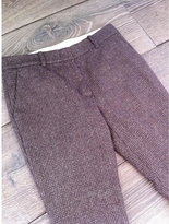 Thumbnail for your product : Laurence Dolige Brown Wool Trousers