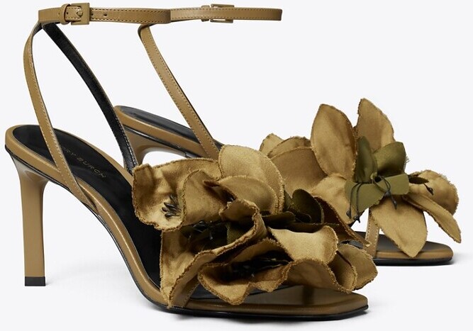 Flower Heeled Sandal