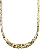 Thumbnail for your product : Italian Gold 17" Byzantine Necklace in 14k Gold