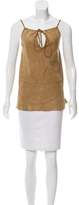 Thumbnail for your product : Barbara Bui Bui by Sleeveless Suede Top
