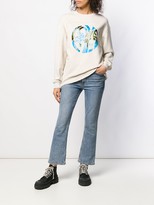 Thumbnail for your product : Alberta Ferretti Contrast Print Sweatshirt
