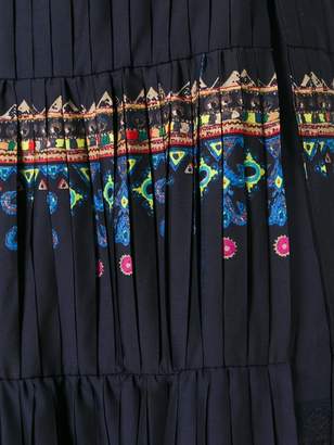 Sacai Tribal Lace printed maxi skirt