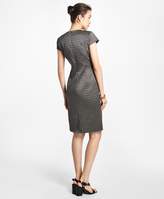 Thumbnail for your product : Brooks Brothers Petite Art Deco Geo-Jacquard Dress