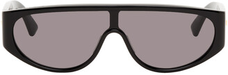 Bottega Veneta Black Shield Sunglasses