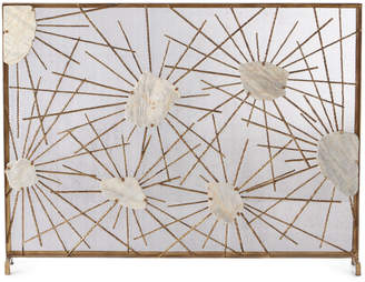 Starburst Fireplace Screen with Marble