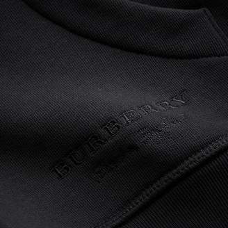 Burberry Pallas Helmet Cotton Blend Jersey Hooded Top , Size: XL, Black