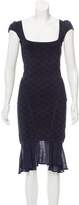 Thumbnail for your product : Zac Posen Checker Pattern Knit Dress