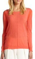 Thumbnail for your product : Halston Draped-Back Sweater