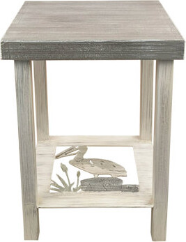 Red Barrel Studio Heckstein Solid Wood Top End Table