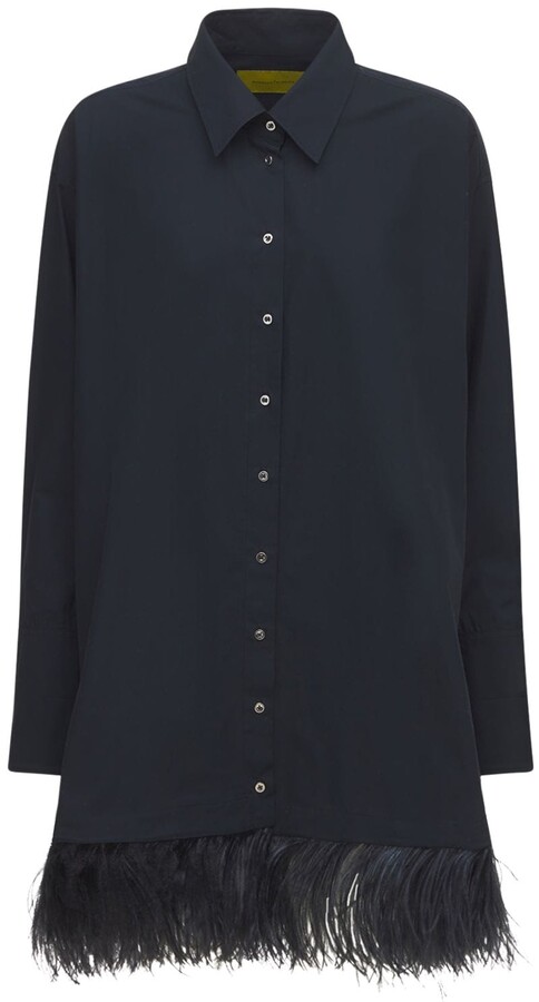 Navy Shirt Dress | Shop the world's largest collection of fashion 