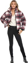 Thumbnail for your product : Sebby Women's Faux Woo Puffer Jacket - S.E.B. By White-Wn Large