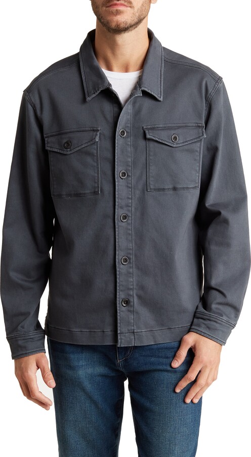 Union Lounge Twill Knit Shirt Jacket