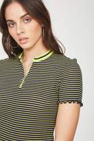 Thumbnail for your product : Cotton On Factorie Short Sleeve Quarter Zip Top