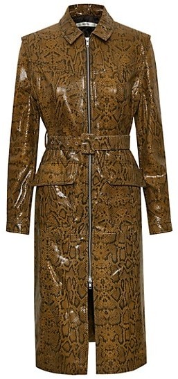 Gestuz Collette Python Embossed Trench Dress - ShopStyle
