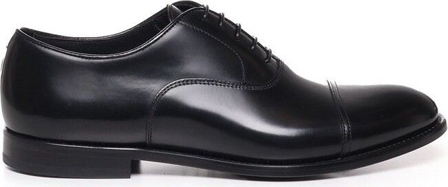 Doucal's Almond Toe Lace-Up Shoes