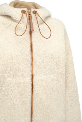 Loewe Hooded Shearling Jacket