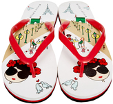 Thumbnail for your product : Alice + Olivia Stace In Paris Flip Flop
