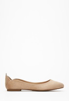 Thumbnail for your product : Forever 21 Faux Suede Tulip-Back Flats