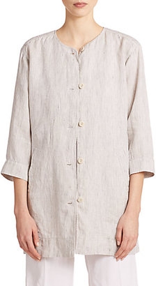 Eileen Fisher Slub Linen Shirt
