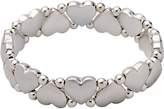 Thumbnail for your product : Pilgrim Silver-plated hearts and pearls bracelet