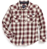Thumbnail for your product : Lucky Brand 'Clairmont' Woven Flannel Shirt (Toddler Boys & Little Boys)