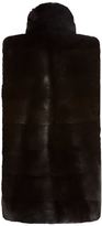 Thumbnail for your product : Harrods Mink Gilet with Stand Collar