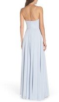 Thumbnail for your product : Jenny Yoo Inesse Blouson Chiffon A-Line Gown