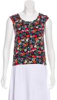 Thumbnail for your product : Burberry Floral Print Knit Top