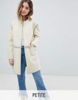 Thumbnail for your product : New Look Petite Collarless Coat