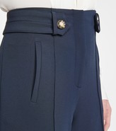 Thumbnail for your product : Veronica Beard Roshni high-rise wide-leg pants