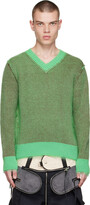 Thumbnail for your product : Craig Green Green Brushed Reversible Sweater