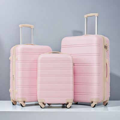 Best Robe Ever 3-Piece Hardside Luggage Set With Expandable Design And TSA Lock – 20", 24", 28"