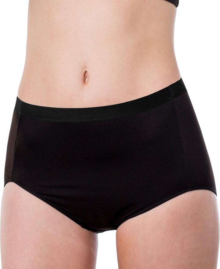 Elita Women’s ‘Silk Magic’ Microfiber Full High Cut Panty