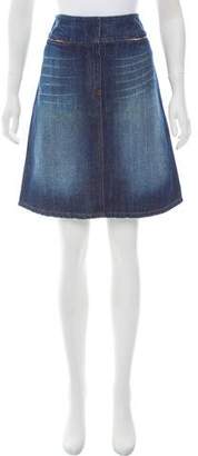 Dolce & Gabbana Knee-Length Denim Skirt
