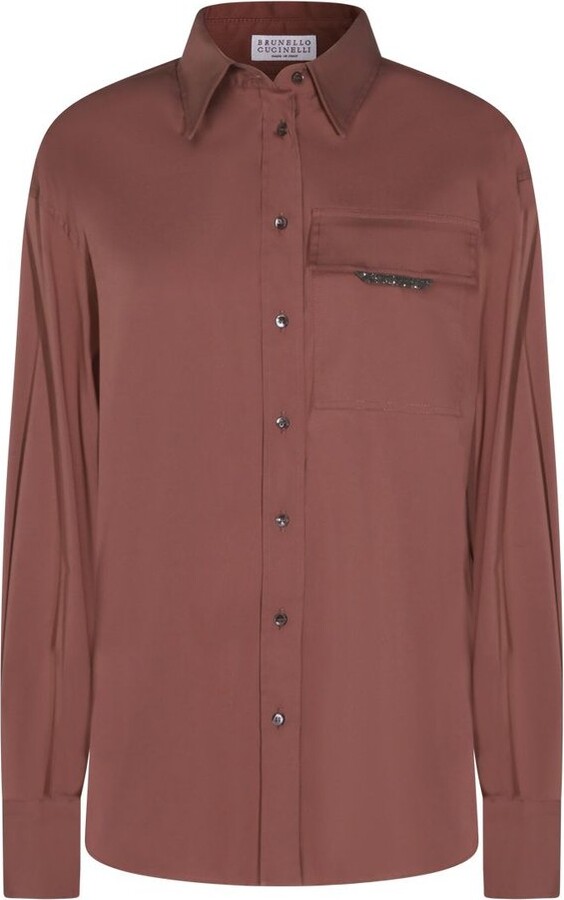 Brunello Cucinelli Button-Up Long-Sleeved Shirt