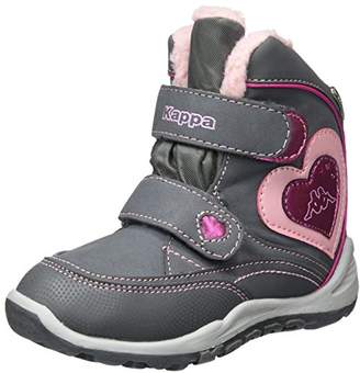Kappa Girls' Valentine TEX Kids Combat Boots, 1621 Grey/Rosé 2.5UK Child
