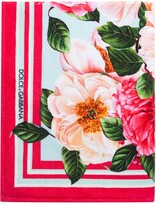 Thumbnail for your product : Dolce & Gabbana Floral-Print Cotton Scarf