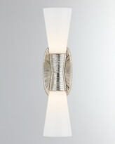 Thumbnail for your product : Visual Comfort Signature Utopia Small Double Bath Sconce By Kelly Wearstler