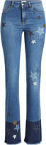Thumbnail for your product : RED Valentino Flared Jeans with Star Patches