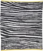 Thumbnail for your product : Bonnie Baby Zebra Intarsia-Knit Blanket-Grey