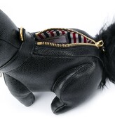 Thumbnail for your product : Thom Browne small Rabbit pebbled leather shoulder bag